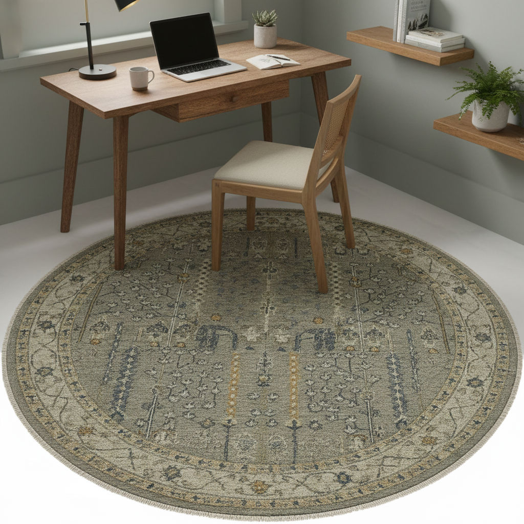 VERAVELA - Hand Knotted Oushak Carpet